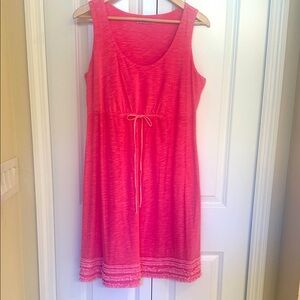 Tommy Bahama Coral Sleeveless Dress sz M